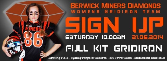 Sign up for the Berwick Diamonds Women's Team